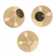 Embouts boule pour cordon 1.5 mm Doré x20