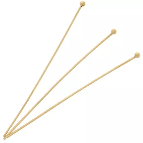 Clous tête boule 50x0.7 mm - Acier inoxydable 304L Doré x50