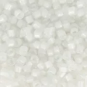 Miyuki Delica 10/0 DBM0066 - White Lined Crystal AB x8g