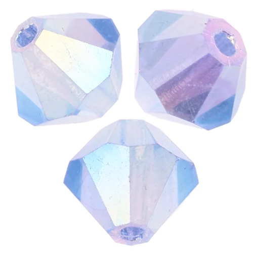 Perles toupies Preciosa - Rondelle Bead 5 mm - Light Sapphire AB 2X x12