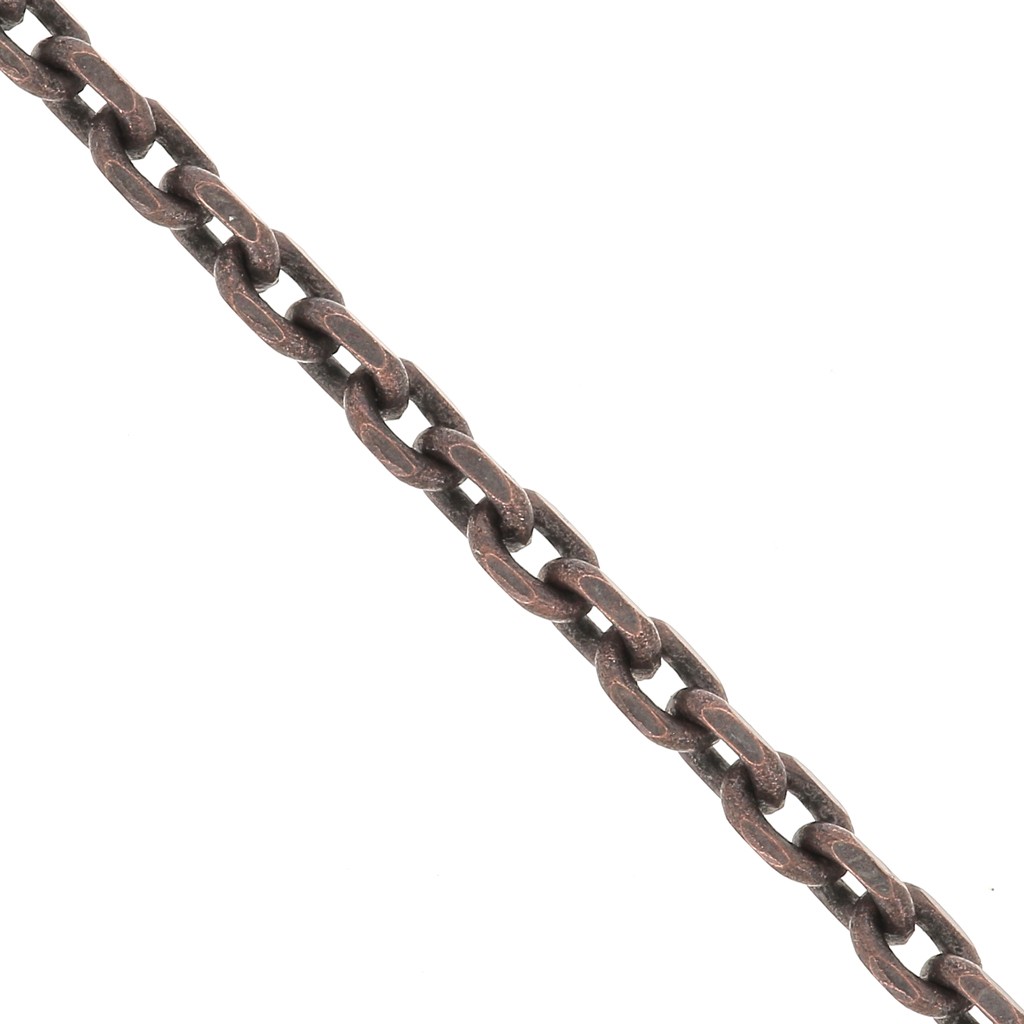 Chaîne Tressée Laiton Cuivré 7,5 Mm - Longueur 50 Cm - Haute Qualité - Neuf Pour Création Bijou