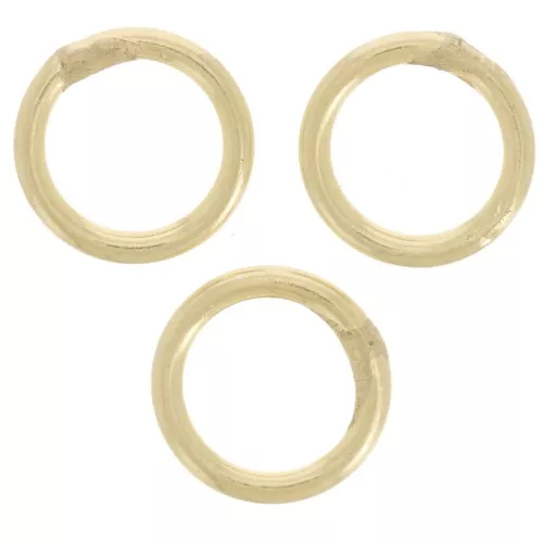 Anneaux fermés 7x1 mm Doré x25