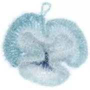 Creative Bubble - Fil à crocheter pour éponge tawashi - Dégradé Aqua x1