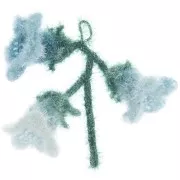 Creative Bubble - Fil à crocheter pour éponge tawashi - Dégradé Aqua x1