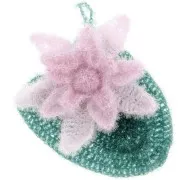 Creative Bubble - Fil à crocheter pour éponge tawashi - Dégradé Rose x1