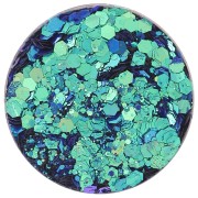 Paillettes en flacon - Jesmonite - Bleu Marine x15g