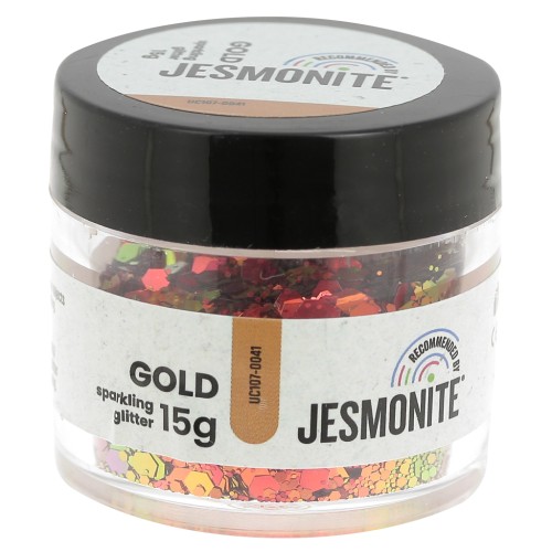 Paillettes en flacon - Jesmonite - Or x15g
