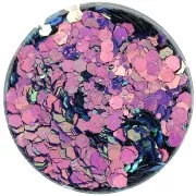 Paillettes en flacon - Jesmonite - Violet x15g