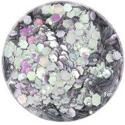 Paillettes en flacon - Jesmonite - Silver x15g