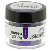Paillettes en flacon - Jesmonite - Indigo x15g