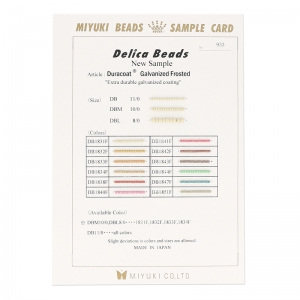Nuancier Miyuki Delica (DB, DBM, DBL) - Duracoat Galvanized Frosted (n°933)