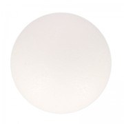 Boule en polystyrène 60 mm Blanc x1