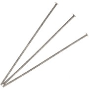 Clous tête plate 40x0.7 mm - Fabrication Européenne - Argenté vieilli x25 |raw }}