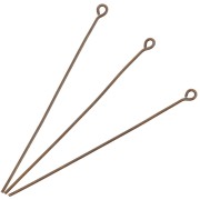 Clous tête ronde 50x0.7 mm - Fabrication Européenne - Bronze vieilli x25|raw }}