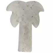 Pendentif palmier 28x22 mm en pierre gemme - Labradorite x1