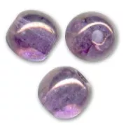 Perles en verre tchèque rondes  3 mm Lumi Amethyst x50