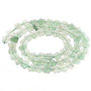 Perles fleur 6 mm en pierre gemme - Aventurine x 38cm|raw }}