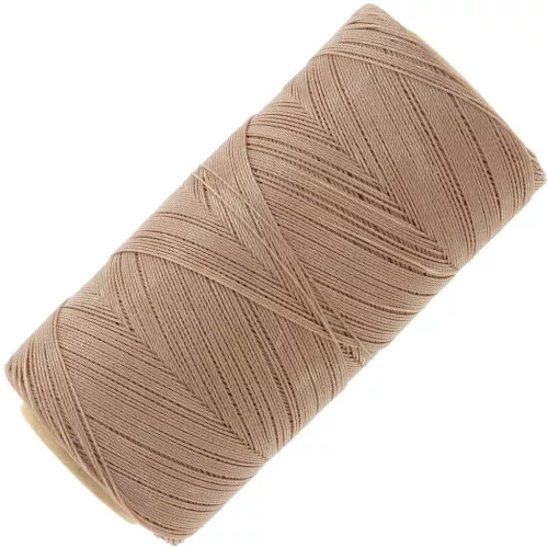 Bobine de fil ciré Linhasita pour micro macramé 0.35 mm - Cappuccino (65) x448m