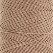 Bobine de fil ciré Linhasita pour micro macramé 0.75 mm - Cappuccino (65) x228m