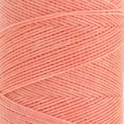 Bobine de fil ciré Linhasita pour micro macramé 0.75 mm - Corail (640) x228m