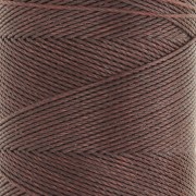 Bobine de fil ciré Linhasita pour micro macramé 0.75 mm - Cacao (667) x228m
