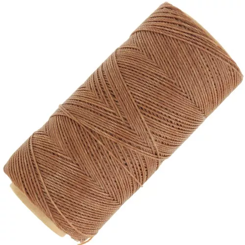 Bobine de fil ciré Linhasita pour micro macramé 0.75 mm - Expresso (788) x228m