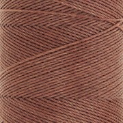 Bobine de fil ciré Linhasita pour micro macramé 0.75 mm - Marron clair (790) x228m
