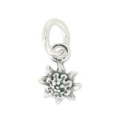 Breloque Edelweiss 9.5 mm en Argent 925 x1|raw }}