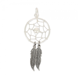 Pendentif attrape rêves 19 mm en Argent 925 x1