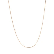 Tour de cou chaîne maille serpentine 1.1 mm - Doré à l'or fin x42cm