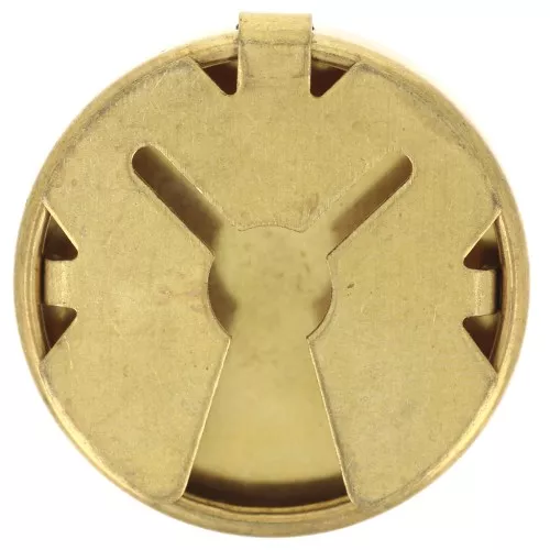 Cache boutons à personnaliser - 22 mm - Laiton Brut x1
