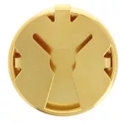 Cache boutons à personnaliser pour bouton de manchette 20mm - Doré à l'or fin x1
