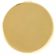 Cache boutons à personnaliser - 22 mm - Doré à l'or fin x1