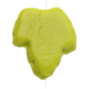 Perles feuilles de vigne 15.5x14 mm - Opaque Olivine x5