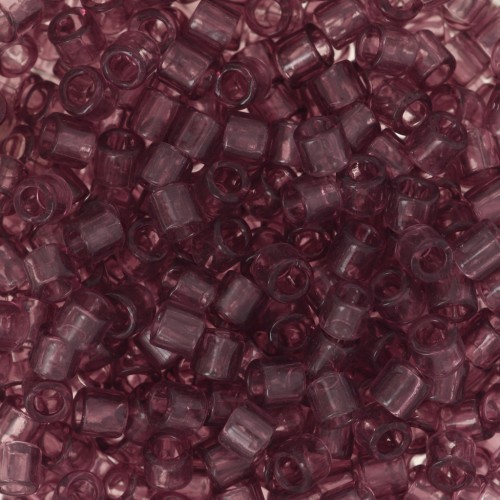 Miyuki Delica 8/0 DBL0711 - Transparent Smoky Amethyst x8g