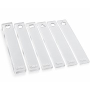 Cales pour étaler la pâte polymère - 1 mm à 6 mm - Transparent x12