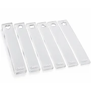 Cales pour étaler la pâte polymère - 1 mm à 6 mm - Transparent x12