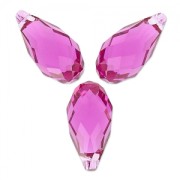 Gouttes PureCrystal 6010 11x5.5 mm Fuchsia x4|raw }}