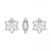 Pendentif PureCrystal 6748 Edelweiss 14 mm Crystal x1