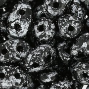 SuperDuo 2,5x5 mm Tweedy Silver x10g