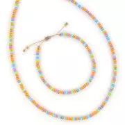 Mix de rocailles Miyuki 8/0 - Flower Field x8g