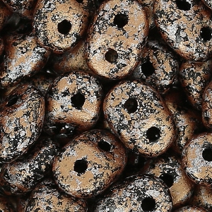 SuperDuo 2,5x5 mm Tweedy Light Copper x10g