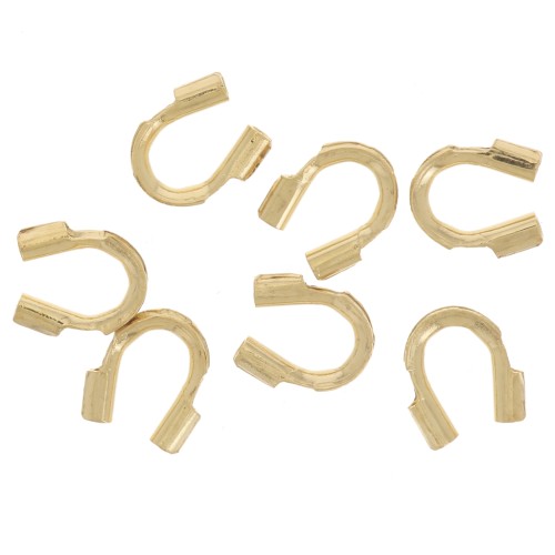 Protections pour fil cablé 0.56 mm - Doré à l'or fin x144