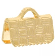 Embouts à serrer décorés 10 mm Doré x4|raw }}