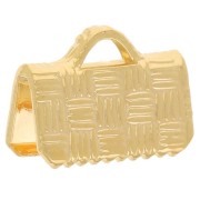 Embouts à serrer décorés 10 mm - Doré x50|raw }}