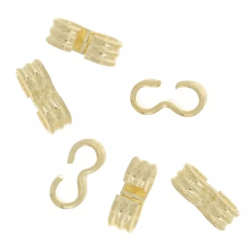 Connecteur double Quick Links 5.5x2 mm Doré x65