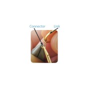 Connecteur double Quick Links 5.5x2 mm Doré x65