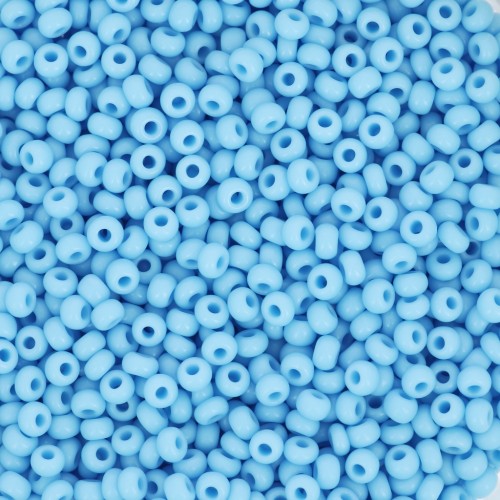 Perles rocailles Preciosa  11/0 2 mm - Opaque Turquoise x20g