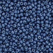 Perles rocailles Preciosa 11/0 2 mm - Opaque Blue Jean Sfinx x20g