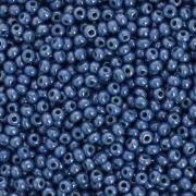 Perles rocailles Preciosa 11/0 2 mm - Opaque Blue Jean Sfinx x20g